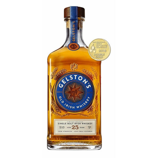 Gelston's 25 Year Old Limited Release Cask Strength Single Malt Irish Whiskey 750mL - ForWhiskeyLovers.com