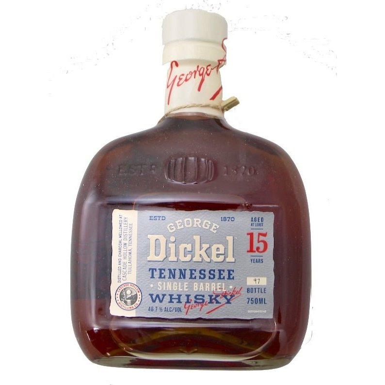 George Dickel 15 Year Old Single Barrel Select Tennessee Whiskey 750mL - ForWhiskeyLovers.com