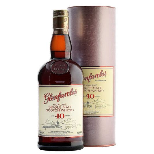 Glenfarclas 40 Year Old Single Malt Scotch Whisky 750mL - ForWhiskeyLovers.com