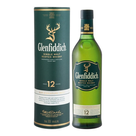 Glenfiddich 12YO Single Malt Scotch Whisky - ForWhiskeyLovers.com