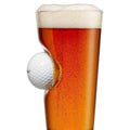 Golf Ball Beer Pint Glass 16 oz - ForWhiskeyLovers.com