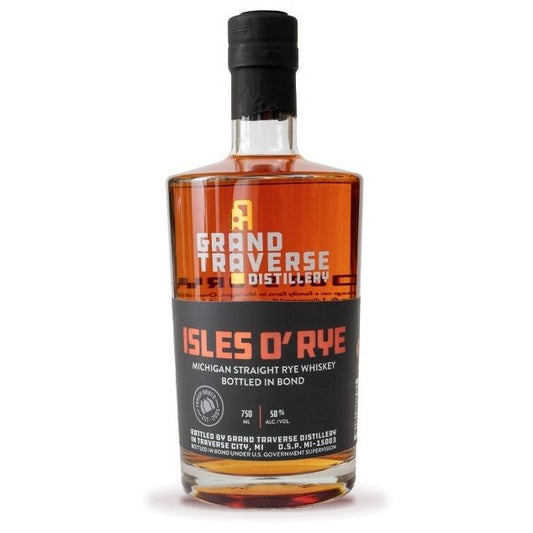 Grand Traverse Isles of Rye Bottled in Bond Whiskey 750mL - ForWhiskeyLovers.com