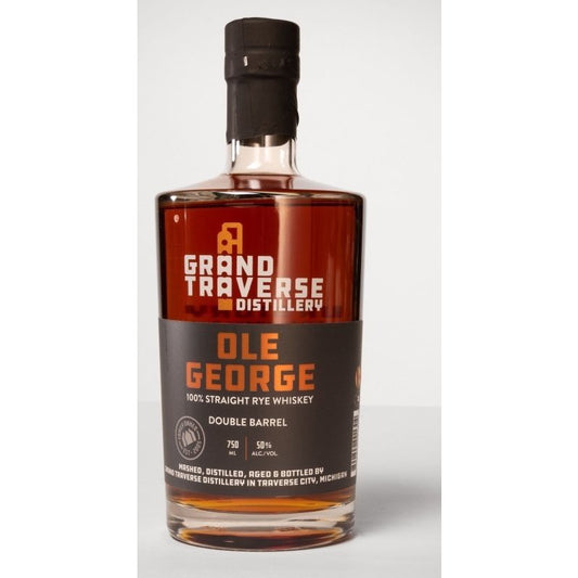 Grand Traverse Ole George Double Barrel Rye Whiskey 750mL - ForWhiskeyLovers.com