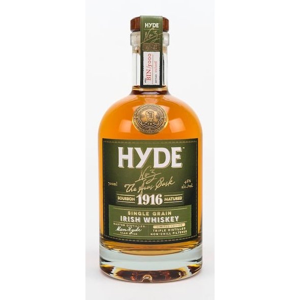 HYDE No. 3 President's Cask 6 Year Single Grain Bourbon Cask Matured Irish Whiskey 750mL - ForWhiskeyLovers.com