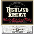 Highland Reserve Scotch 12 Year 750ml - ForWhiskeyLovers.com