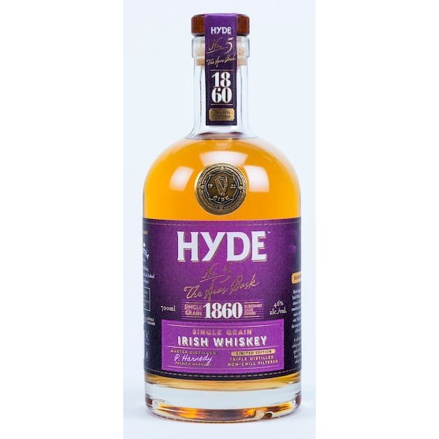 Hyde No. 5 Single Grain Burgundy Cask Finish Irish Whiskey 750mL - ForWhiskeyLovers.com