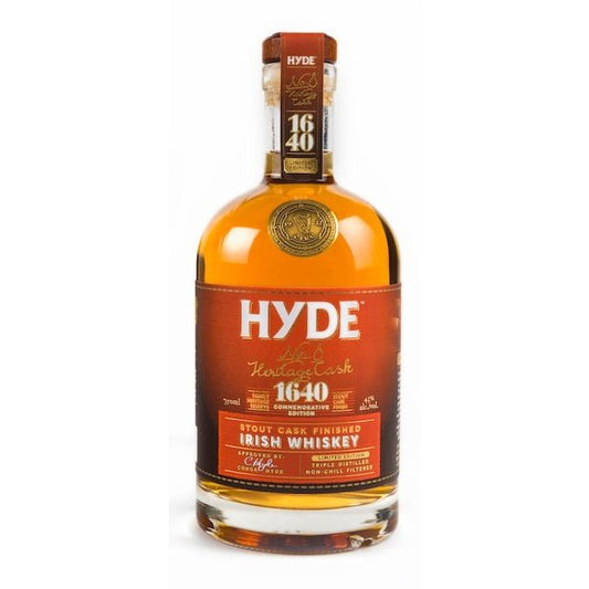 Hyde No. 8 Heritage Cask 1640 Stout Cask Finished Irish Whiskey 750mL - ForWhiskeyLovers.com