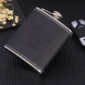 Jack Daniels Flat Hip Flask 6oz - ForWhiskeyLovers.com