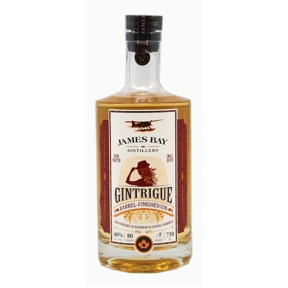 James Bay Gintrigue Barrel Finished Gin 750mL - ForWhiskeyLovers.com