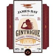 James Bay Gintrigue Barrel Finished Gin 750mL - ForWhiskeyLovers.com