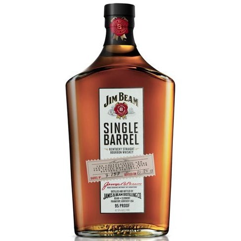 Jim Beam Bourbon Single Barrel 750ml - ForWhiskeyLovers.com