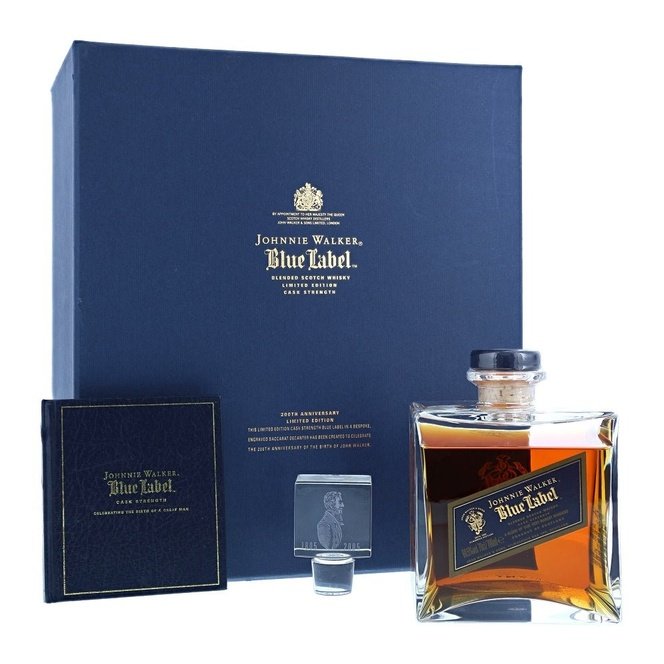 Johnnie Walker Blue Label 200th Anniversary Cask Strength Whisky 750mL - ForWhiskeyLovers.com