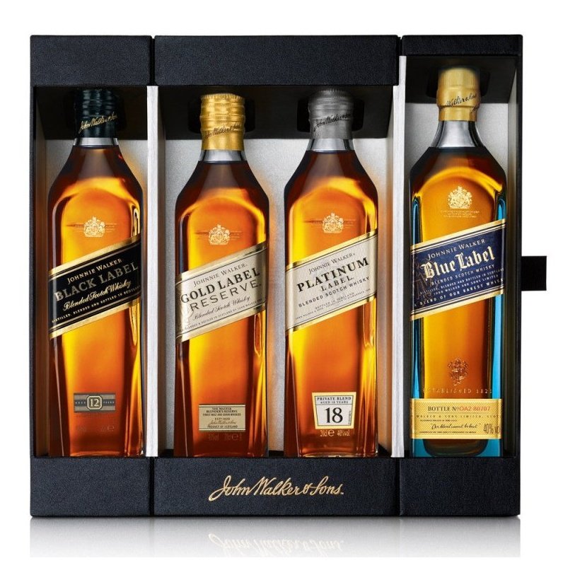 Johnnie Walker The Collection 4x 200ml - ForWhiskeyLovers.com