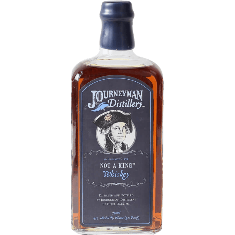 Journeyman Not a King Organic Rye Whiskey 750mL - ForWhiskeyLovers.com