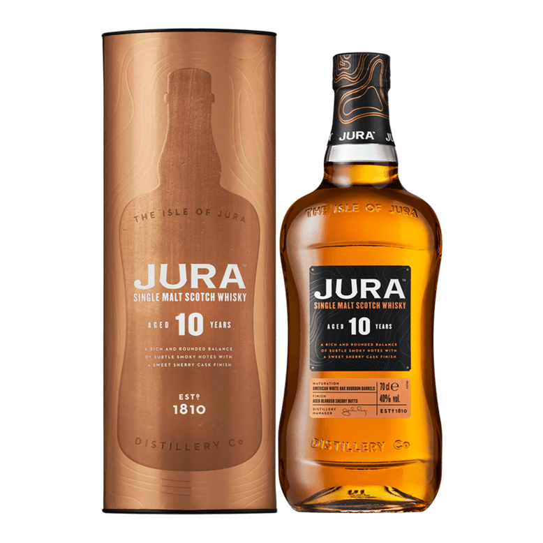 Jura 10 Year Old Island Scotch Whisky 750mL - ForWhiskeyLovers.com