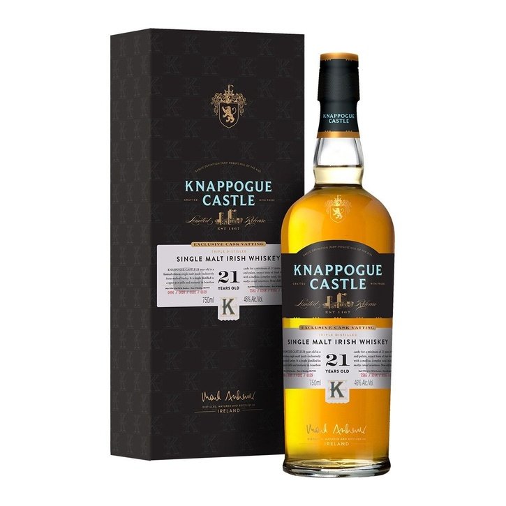 Knappogue Castle 21 YO Irish Single Malt Whiskey 750mL - ForWhiskeyLovers.com