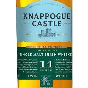 Knappogue Castle Twin Wood 14 Year Old Irish Single Malt Whiskey 750ml - ForWhiskeyLovers.com