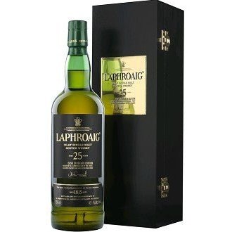 Laphroaig Scotch Single Malt 25 Year Cask Strength 750ml - ForWhiskeyLovers.com