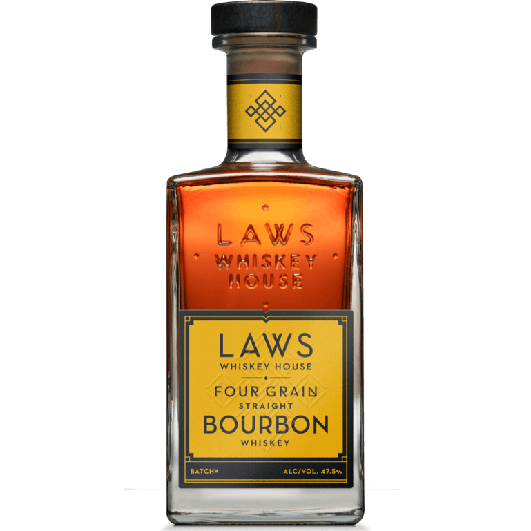 Laws Whiskey House Four Grain Straight Bourbon Bonded 750ml - ForWhiskeyLovers.com