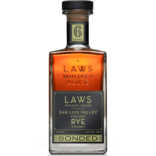 Laws Whiskey House San Luis Valley Straight Rye Whiskey Bottled in Bond 750mL - ForWhiskeyLovers.com