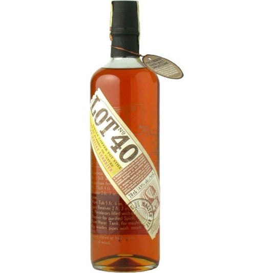 Lot No 40 Canadian Rye Whisky 750ml - ForWhiskeyLovers.com