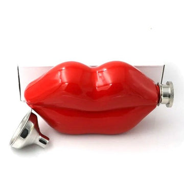 Luscious Lips Spirits Flask - ForWhiskeyLovers.com