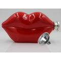 Luscious Lips Spirits Flask - ForWhiskeyLovers.com