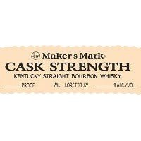 Maker's Mark Bourbon Cask Strength 750ml - ForWhiskeyLovers.com
