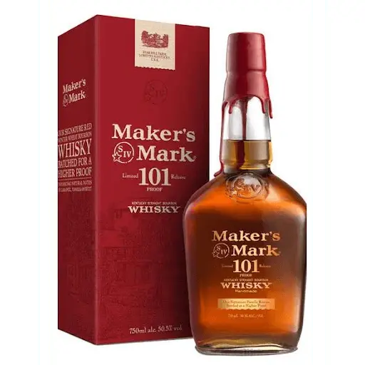 Maker's Mark Cask Strength 101 Proof Bourbon 750mL - ForWhiskeyLovers.com