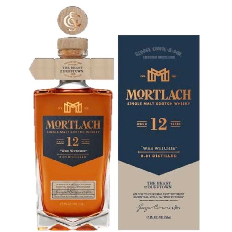 Mortlach 12 YO Single Malt - The Wee Witchie 750mL - ForWhiskeyLovers.com