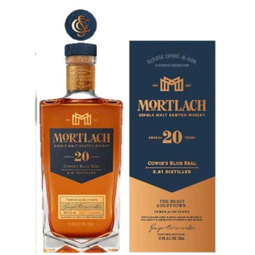 Mortlach 20 YO Single Malt Whisky - Cowie?s Blue Seal 750mL - ForWhiskeyLovers.com