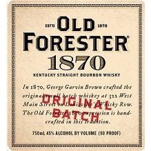 Old Forester Bourbon 1870 Original Batch 750ml - ForWhiskeyLovers.com