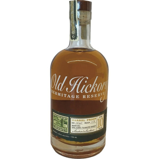 Old Hickory Hermitage Reserve Barrel Proof Whiskey 750mL - ForWhiskeyLovers.com
