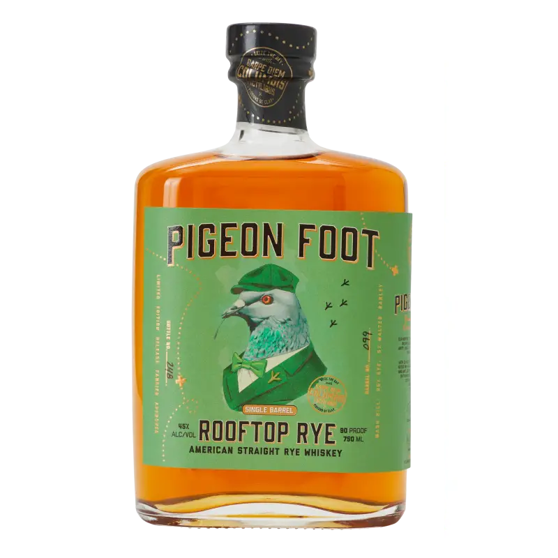 Pigeon Foot Rooftop Rye Straight American Whiskey 750mL - ForWhiskeyLovers.com