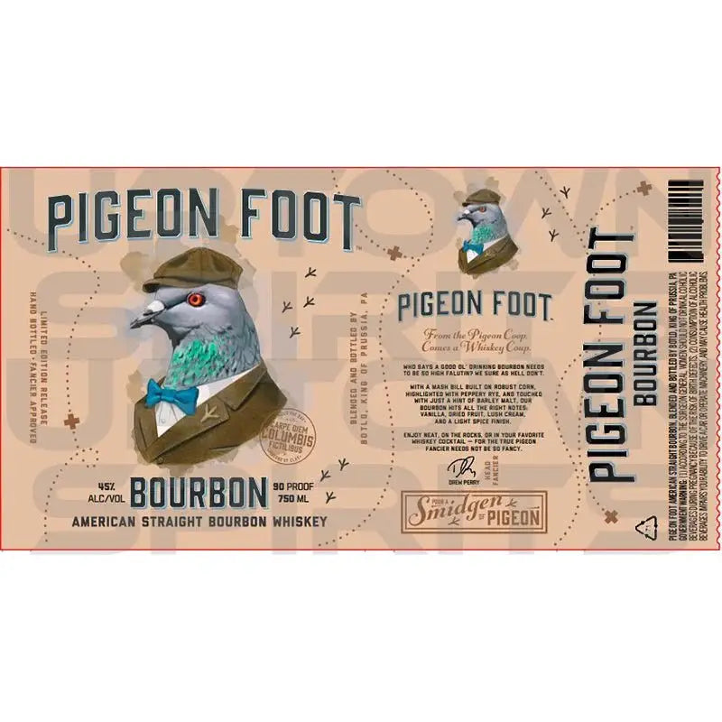 Pigeon Foot Single Barrel American Straight Bourbon 750mL - ForWhiskeyLovers.com