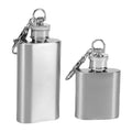 Portable Stainless Steel 1-2 Oz Hip Flask - ForWhiskeyLovers.com