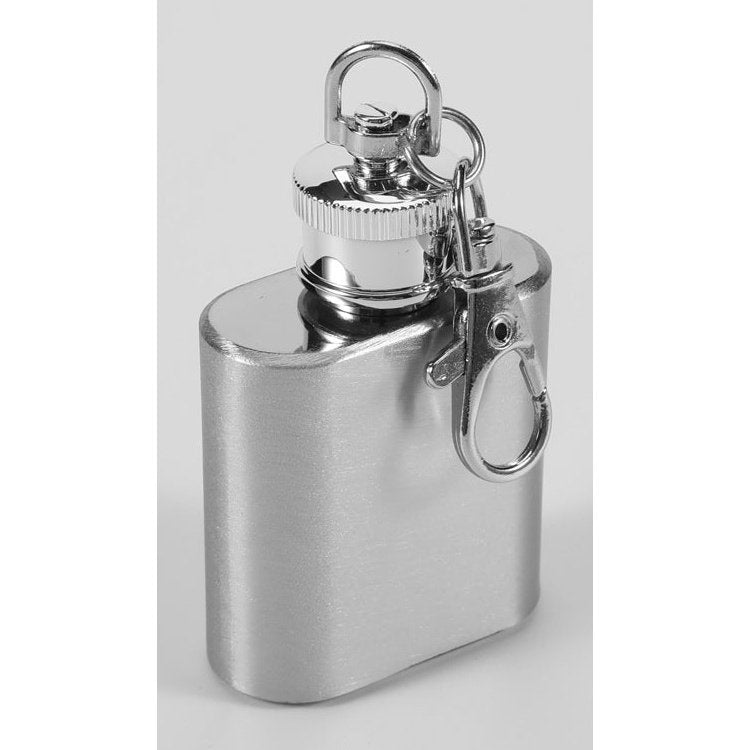 Portable Stainless Steel 1-2 Oz Hip Flask - ForWhiskeyLovers.com