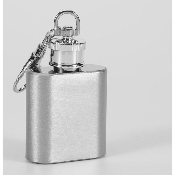 2oz Portable Stainless Steel Hip Flask Keychain With Keychain Keyring Ideal  For Outdoor Fishing And Drinking Supplies ZC0219 From Perfumeliang, $3.24