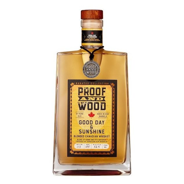 Proof and Wood Good Day & Sunshine 21 Year Old Canadian Whiskey 700mL - ForWhiskeyLovers.com