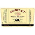 Redbreast Irish Whiskey 21 Year 750ml - ForWhiskeyLovers.com