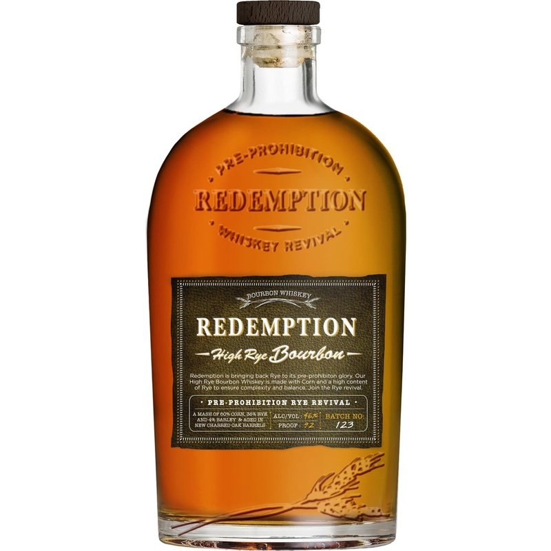 Redemption Bourbon High-Rye 750ml - ForWhiskeyLovers.com