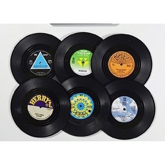 Retro Vinyl Record / CD Music Coaster - ForWhiskeyLovers.com