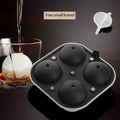 Silicone Round Ice Cube Puck Mold Bar - ForWhiskeyLovers.com