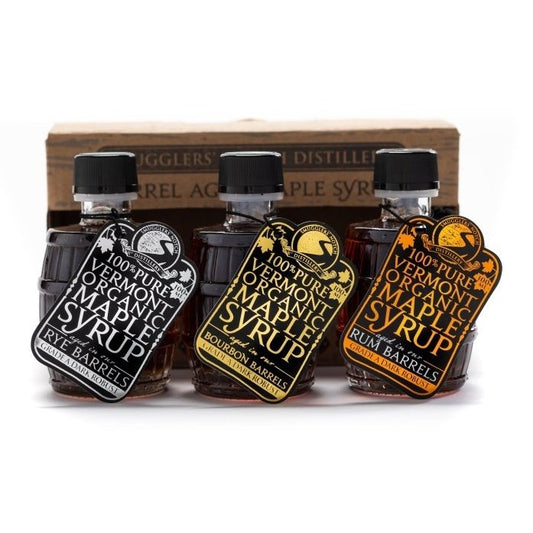 Smuggler's Notch Barrel Aged Vermont Maple Syrup Sample Pack 3x100mL - ForWhiskeyLovers.com