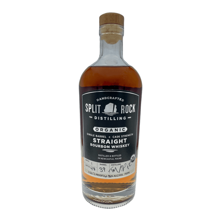 Split Rock Single Barrel Cask Strength Organic Straight Bourbon Whiskey 750mL - ForWhiskeyLovers.com