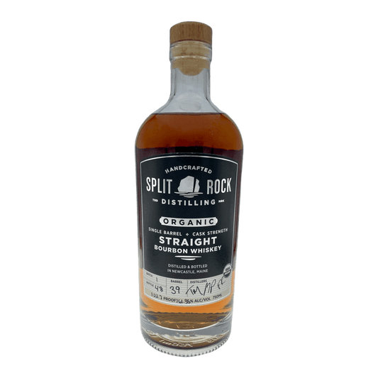 Split Rock Single Barrel Cask Strength Organic Straight Bourbon Whiskey 750mL - ForWhiskeyLovers.com