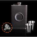 Stainless Steel Flagon Flask - ForWhiskeyLovers.com