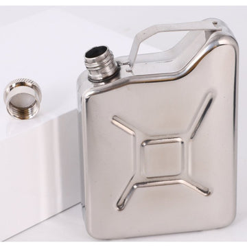 Stainless Steel Jerry Can Spirits Flask - ForWhiskeyLovers.com