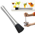 Stainless Steel Muddler & Ice Hammer - ForWhiskeyLovers.com