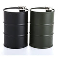 Stainless Steel Oil Drum Flask 750mL - ForWhiskeyLovers.com